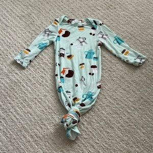 Angel Dear Coffee Time Gown 0/3m